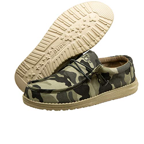 Hey Dude Men's All Wally Styles | Men’s Shoes | Men's Lace Up Loafers | Comfortable & Light-Weight