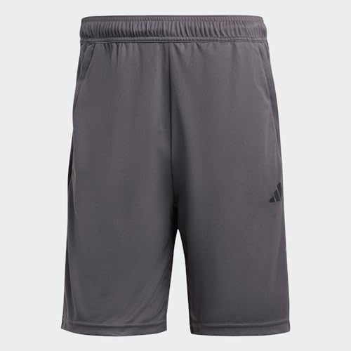 adidas Men's Train Essentials Piqué 3-Stripes Shorts