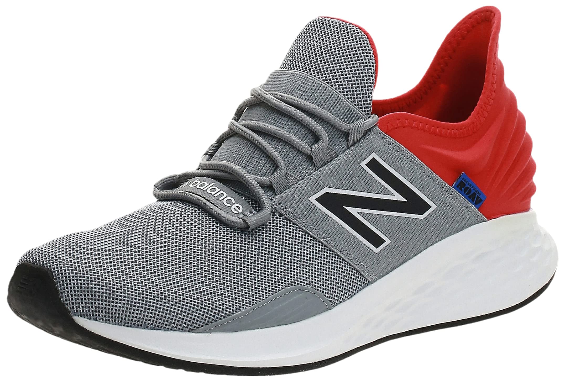 New Balance Kid's Fresh Foam Roav V1 Lace-up Running Shoe, Black, 7