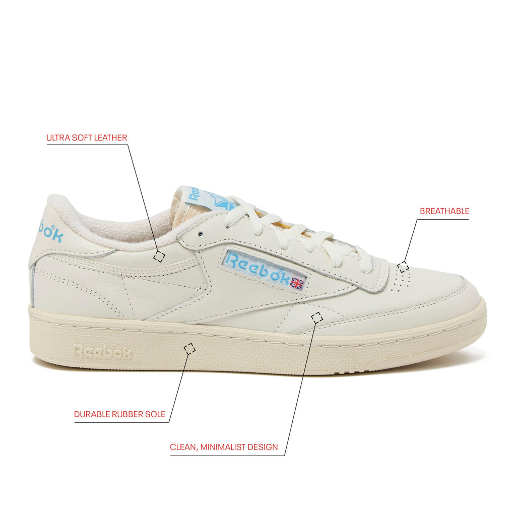 Reebok Mens Club C 85 Vintage Tennis Sneakers for Men